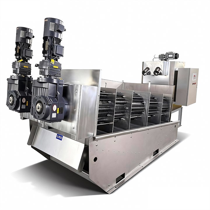 碳纖維疊螺式污泥脫水機