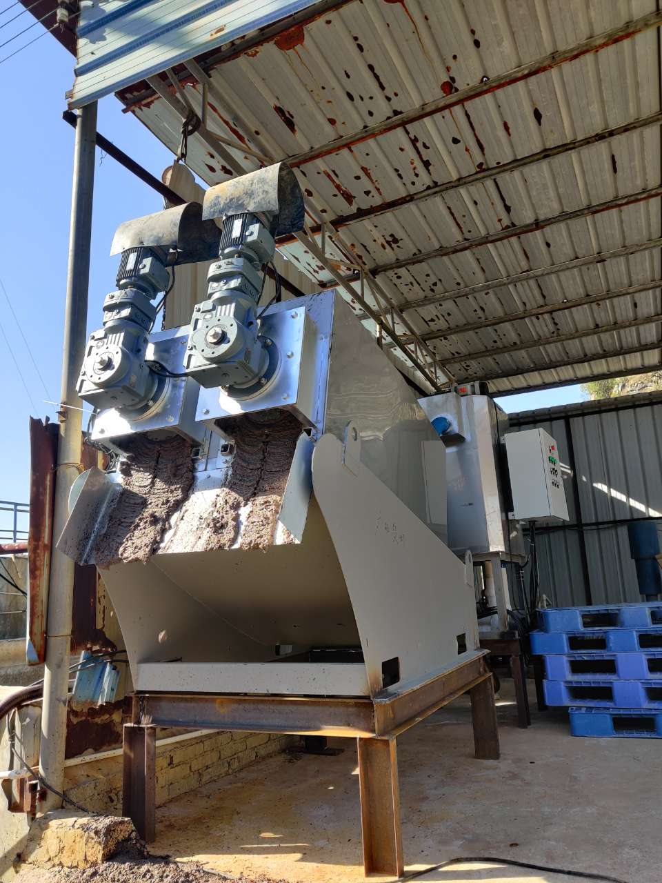 馬蹄粉廠疊螺機